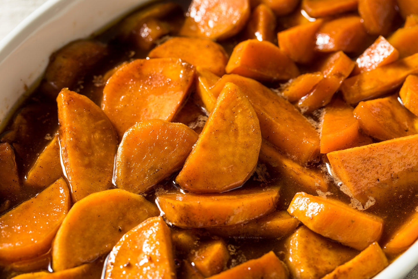 Candied Yams by the pan
